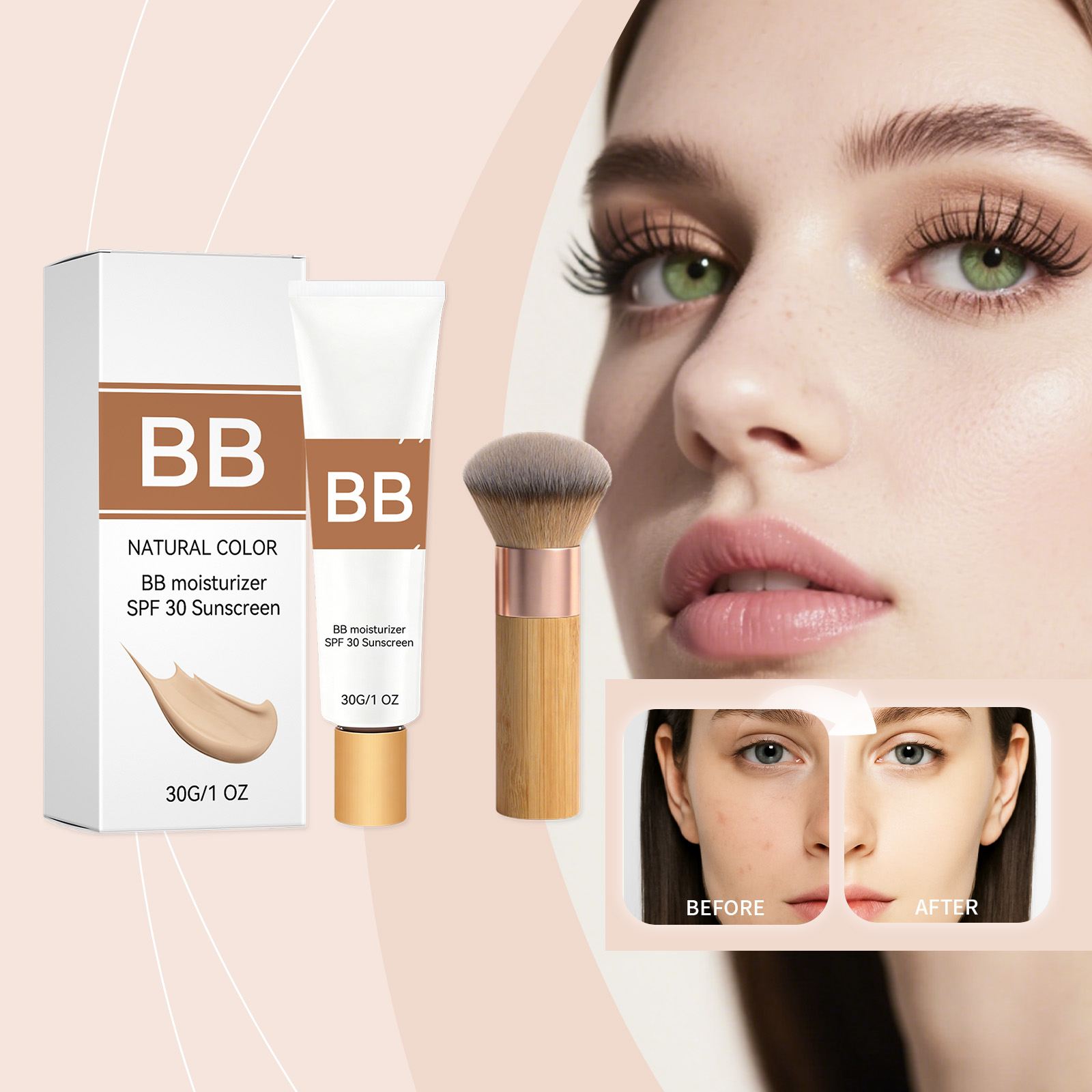 Beauty Queen Makeup - SPF 30 Tinted Moisturizer BB Cream