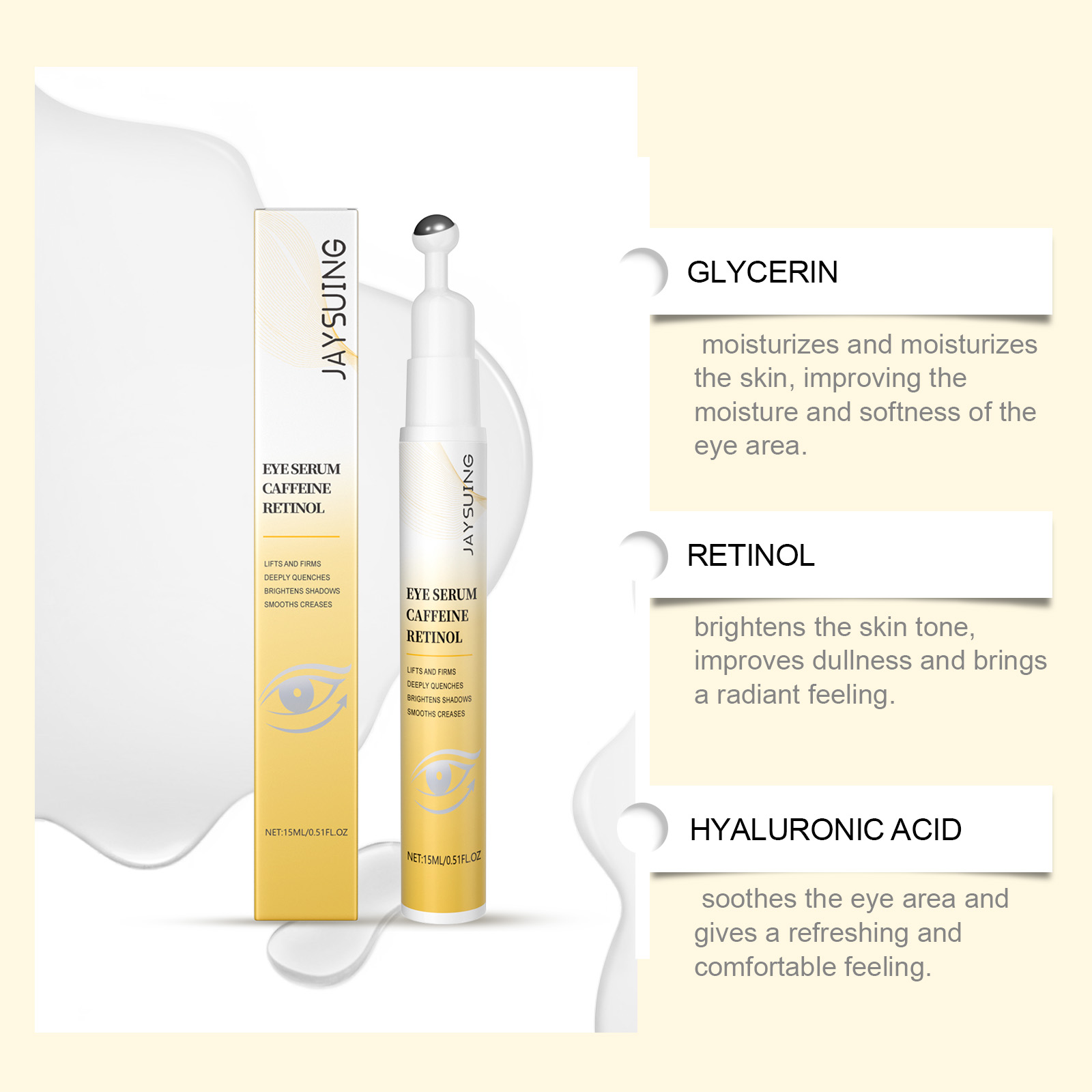 Retinol Eye Serum Roller For D - đánh giá và giá The Ordinary Serum Hyaluronic Acid