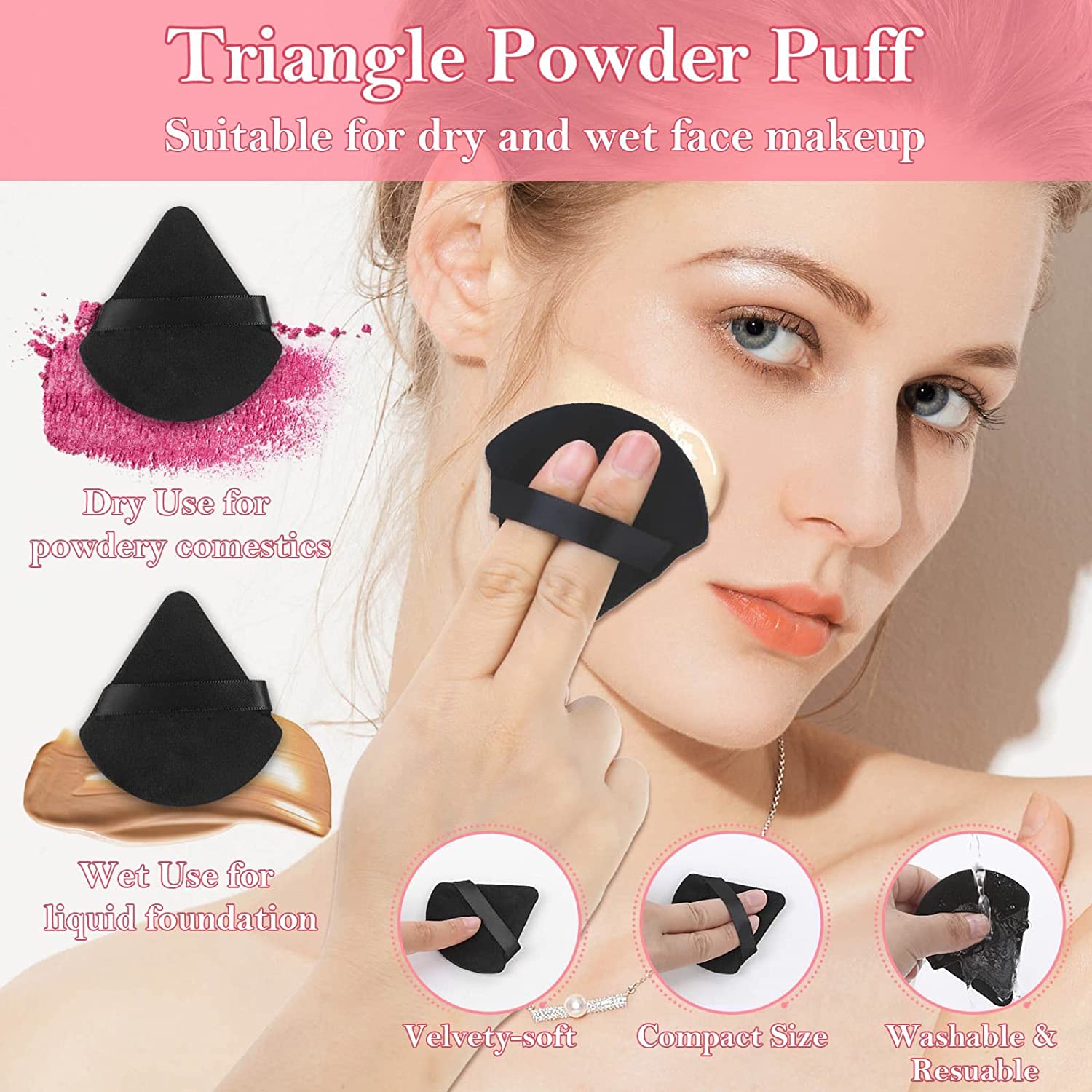 Makeup Applicators Kit Triangl - đánh giá và giá Beauty Queen Makeup