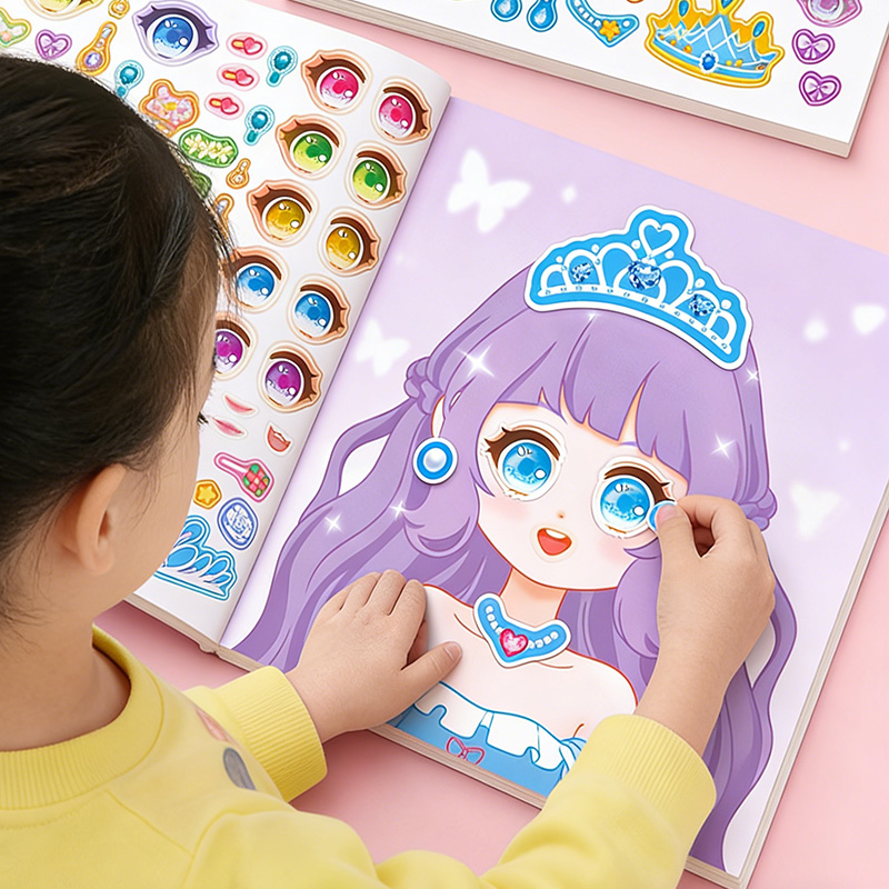 Princess Makeup Stickers, DIY  - đánh giá và giá Beauty Makeup Games Free