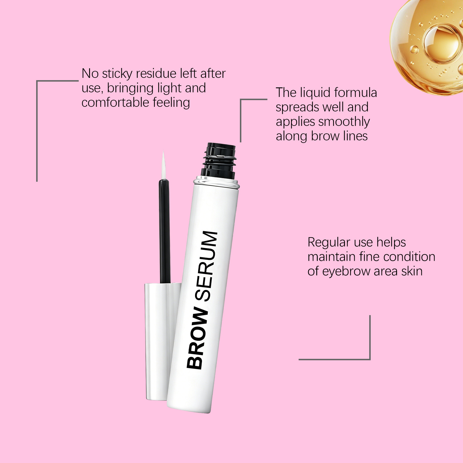 Castor Oil Eyebrow Growth Seru - đánh giá và giá Lash Serum Growth
