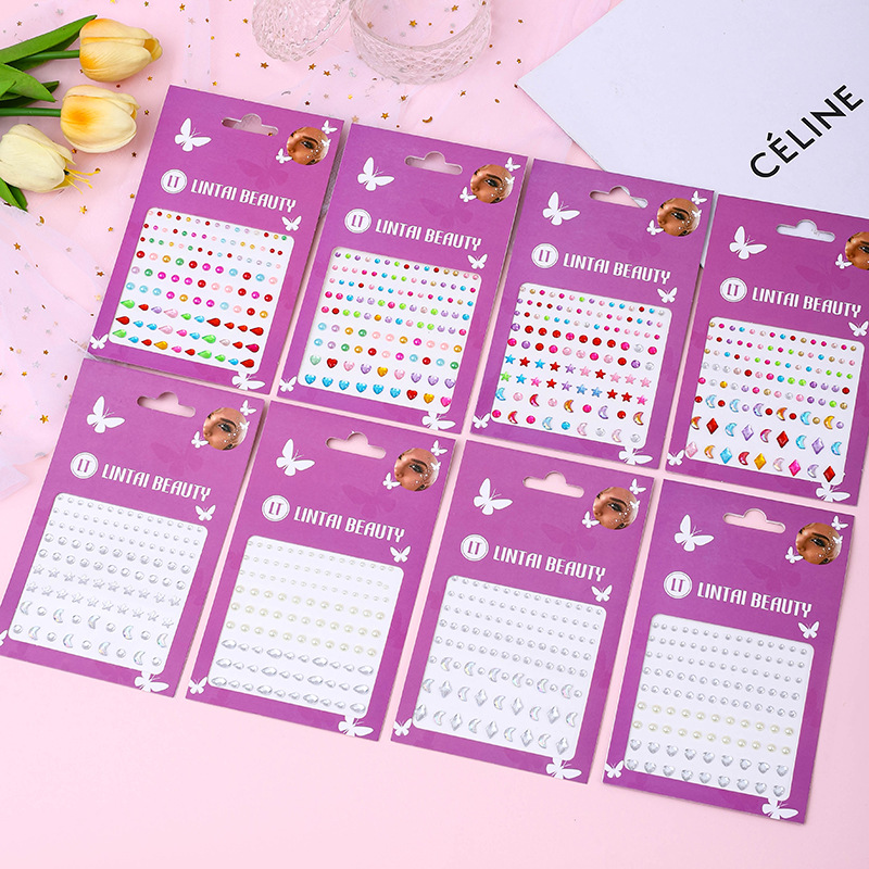 Hot Selling Face Gems Stickers - đánh giá và giá Beauty Makeup & D Anime Studio Vega Baja