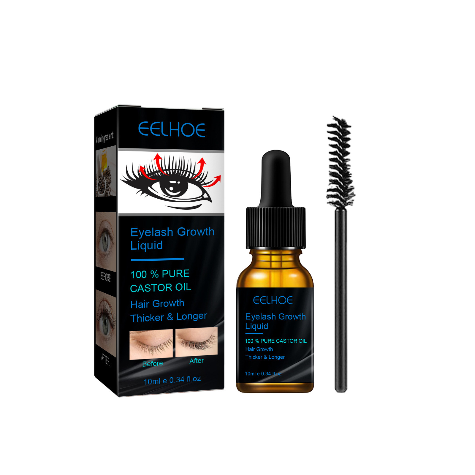 Castor Oil Eyelash Growth Seru - đánh giá và giá Lash Serum Growth