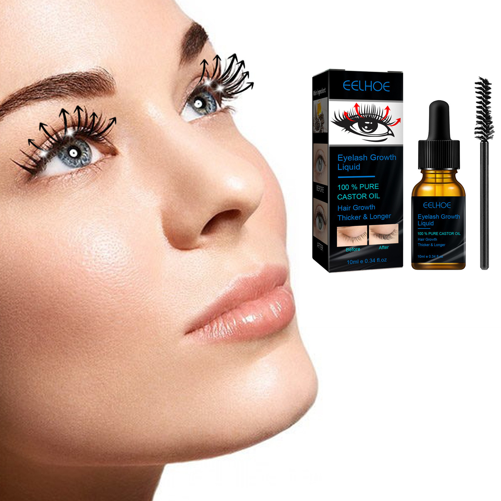 Castor Oil Eyelash Growth Seru - đánh giá và giá Lash Serum Growth